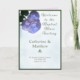 Programa Misty Mauve & Green Nuptial Mass com foto