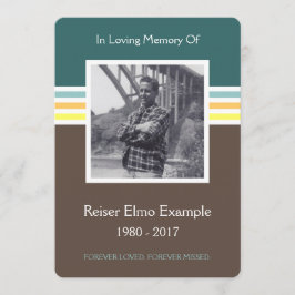 Programa mod memorial card