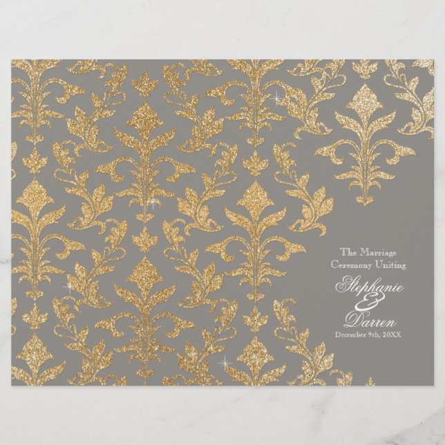 Programa Moderno de Casamento de Olhar para a Larg (Frente)