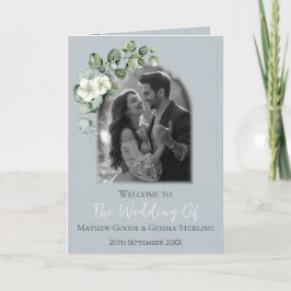 Programa Moderno de Casamento dobrado de Eucalyptu