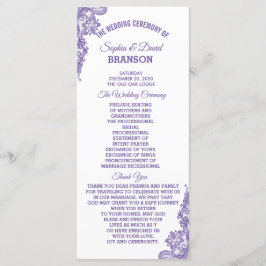 Programa Moderno de Casamento Ultra Violet