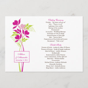 Programa na moda de Casamento de Buquês Rosa e Ver