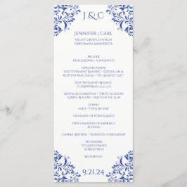 Programa Nadine Wedding - Tea-length - Royal Blue