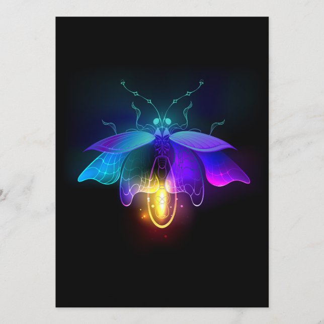 Programa Neon Firefly a preto (Frente)