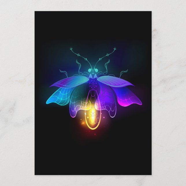Programa Neon Firefly a preto (Frente)