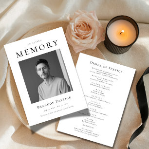 Programa No Loving Memory Burial Funeral Service Photo