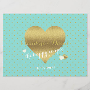 Programa Noiva e Co, Cerimônia de Casamento Azul e Dourado