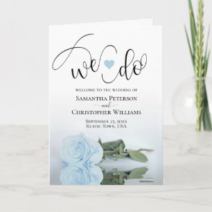 Programa Nós Fazemos Casamento De Rosa Azul Pálido E Dobrad