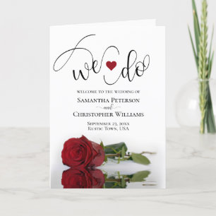 Programa Nós Fazemos Casamento Elegante De Rosa vermelha Lo