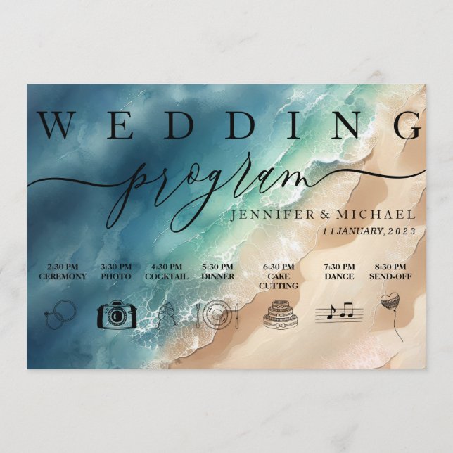 Programa Ocean Beach Watercolor Signature Wed (Frente)