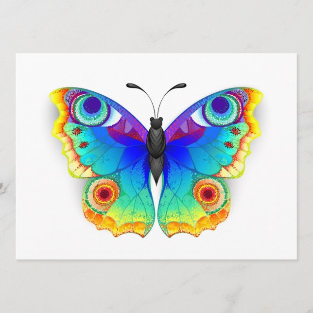 Programa Olho Peacock da Borboleta Arco-Íris (Frente)