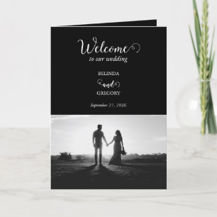 Programa Ordem de Serviço de Casamento de Fotos em Branco N