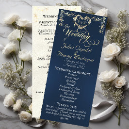 Programa Ornate Border & Heart - Blue
