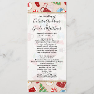 Programa Padrão de Ilustração do Cookie Vermelho Festivo