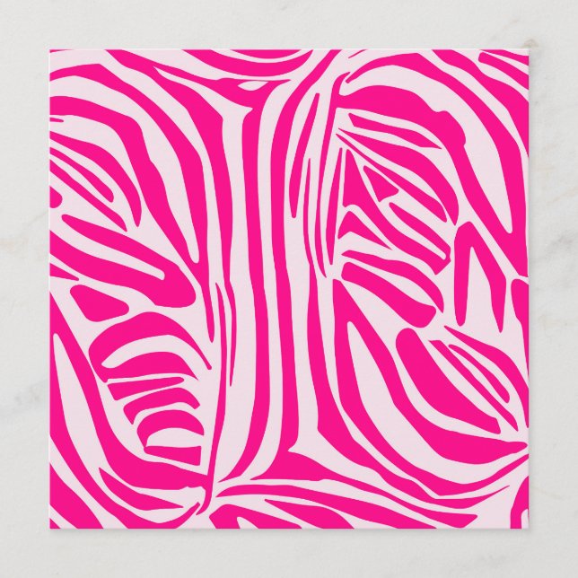 Programa Padrão de Impressão de Zebra Rosa (Frente)