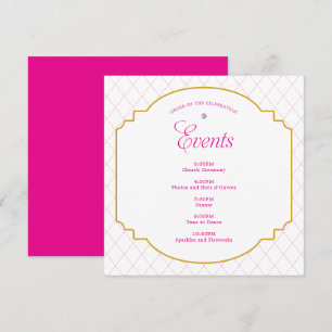 Programa Partido Dourado Cristal Elegante