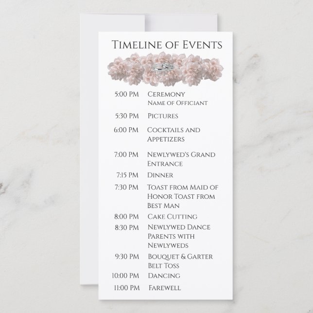 Programa Pastel Pink Peony-Wedding Rings-Wedding- (Verso)