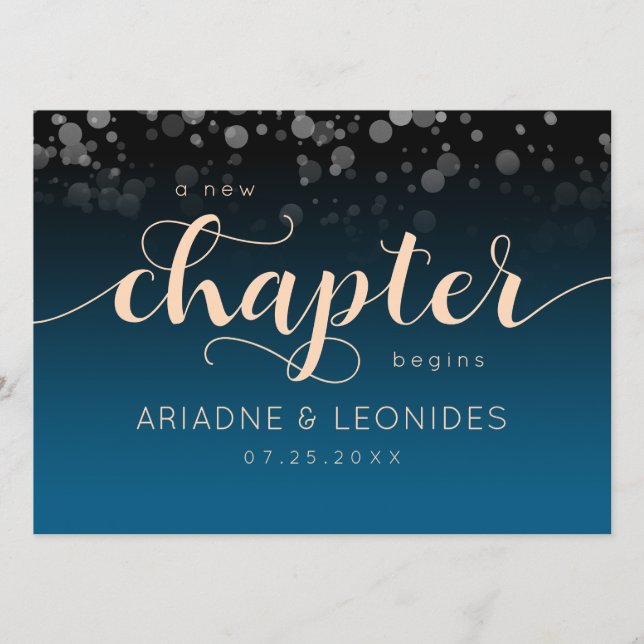 Programa Peach Oceanic Blue Casado Um Novo Capítulo (Frente)