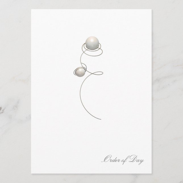 Programa Pérolas & Arame - Ordem do Dia/Cerimônia (Frente)