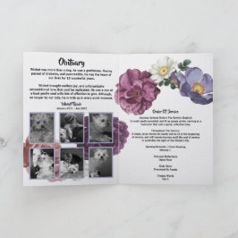 Programa Personalize It! Floral Photo Pet Memorial