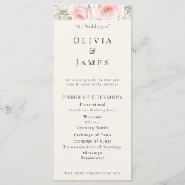 Programa Pétalas Sussurradas Casamento Minimalista Elegante