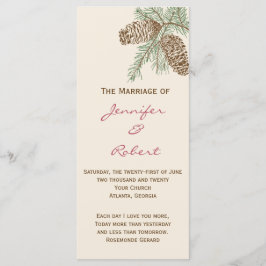 Programa Pine Cone Nature sobre Casamento de Creme