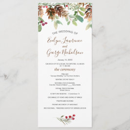 Programa Pine Red Berry Winter Greenery