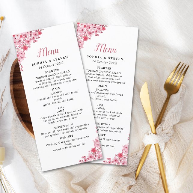 Programa Pink Blossom – Elegant Sakura Flowers Wedding (Criador carregado)