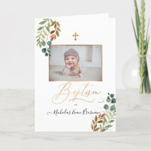 Programa PixDezines Watercolor Greenery Baptism
