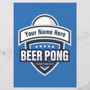 Programa Placa de Regras Personalizável do Pong de Cerveja