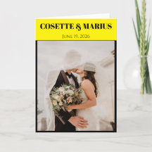 Programa Playbill Wedding