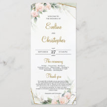 Quadro Dourado Romântico Blush Cor-de-rosa Folhage