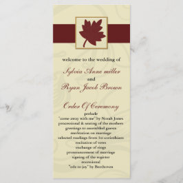 Programa queda de amora outono outono casamento