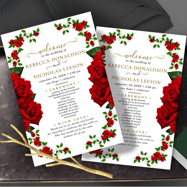 Programa Red Elegant Rosas Wedding (Criador carregado)