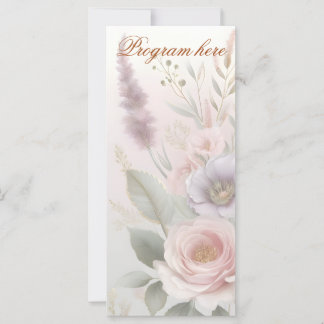 Programa Romântico de Casamento de Jardins