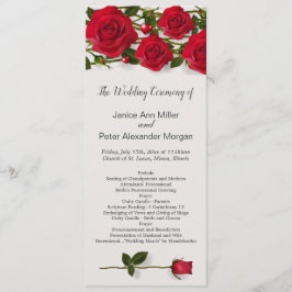 Programa rosas vermelhas de Casamento de Corações