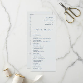 Programa Roteiro de Cerimônia de Casamento "Nós Fazemos" co