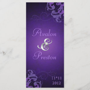 Programa roxo do casamento do rolo roxo de Nobel