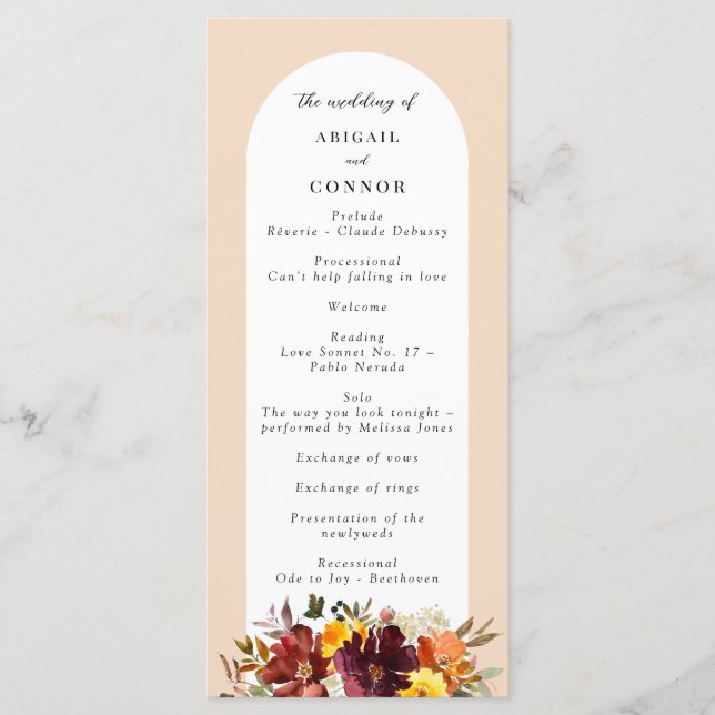 Programa Russo Marsala Queimou Laranja Fall Wreath (Frente)