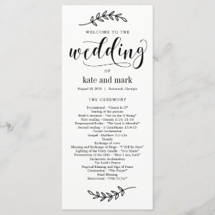 Programa Rustic Elegance EDITABLE COLOR Weding Pro