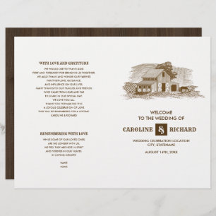 Programa Rustic Fazenda Barn Wood Dornated