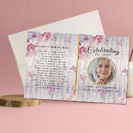 Programa Rustic Floral de Celebração da Vida