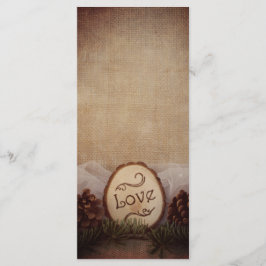 Programa Rustic Pines Woodland Wedment