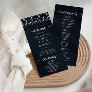 Programa Rustic String Lights Calliografia Casamen