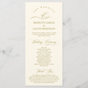 Programa Script Dourado de Elegância Clássica, Cerimônia de