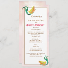 Programa Sereia Sob A Festa de aniversário Do Mar