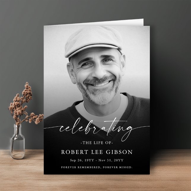 Programa Serviço de Memória Funeral da Ordem Obituária (Criador carregado)