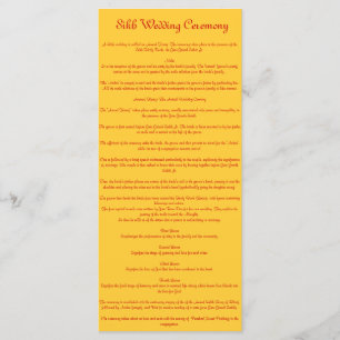 Programa Sikh Wedding