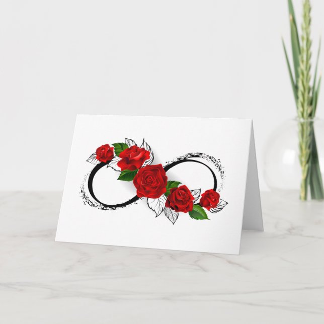Programa Símbolo do Infinito com Rosas Vermelhas (Frente)