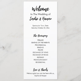 Programa Simples e Moderno, preto e branco casual versátil